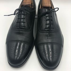 Bruno Magli Black dress shoes 12D Italian made